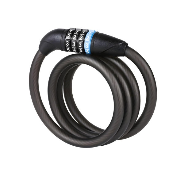 110cm Bicycle Wire Lock – 4-Digit Combination Anti-Theft Steel Cable (180g)