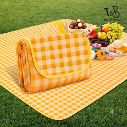 Large Waterproof Picnic Mat 200×200cm Leisure Sheet for 6-8 People Ultralight Foldable