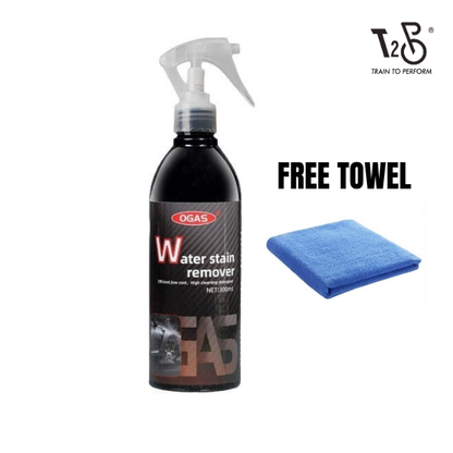 Water Stain Remover Water Stain Remover (300ml) – Powerful Auto Glass & Car Paint Cleaner with Free Microfiber Towel0ml)  Car Paint & Auto Glass Cleaner