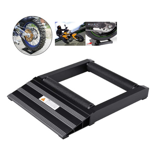 Professional Motorcycle Wheel Jockey – 226kg Capacity Wheel Spinner for Chain & Tyre Maintenance