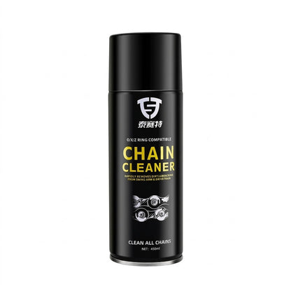 Heavy Duty Motorcycle Chain Cleaner Spray – High-Pressure Drivetrain, Sprocket & O/X/Z-Ring Safe Degreaser (450ml)