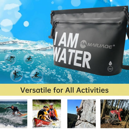 IPX7 Waterproof Sling Bag – Airtight Crossbody Dry Pouch & Waist Bag
