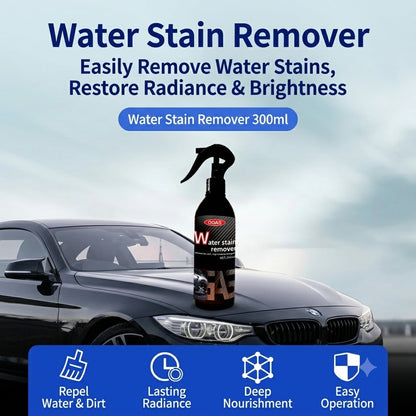 Water Stain Remover Water Stain Remover (300ml) – Powerful Auto Glass & Car Paint Cleaner with Free Microfiber Towel0ml)  Car Paint & Auto Glass Cleaner