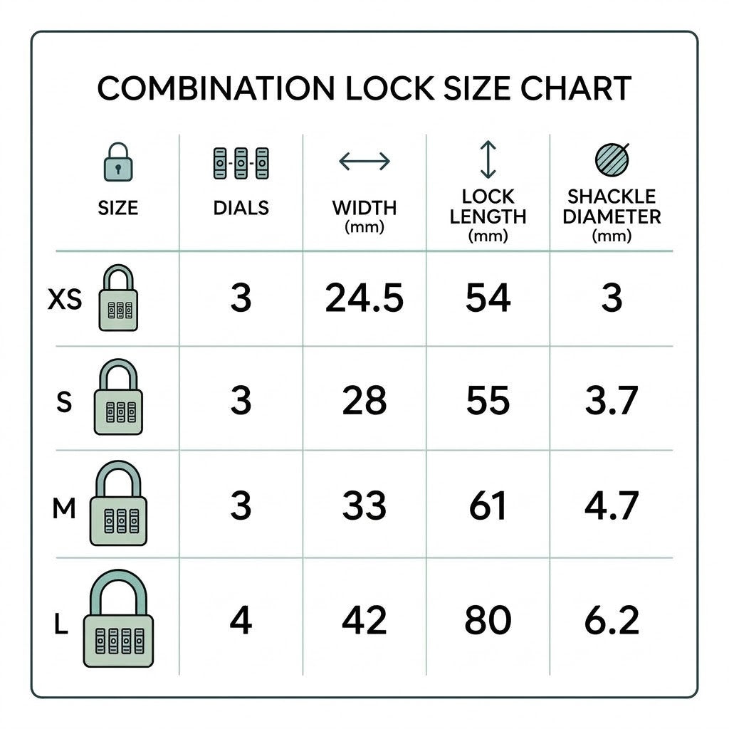 Small Size Portable Lock Luggage Locker Lock Premium Zinc Alloy Combination Padlock