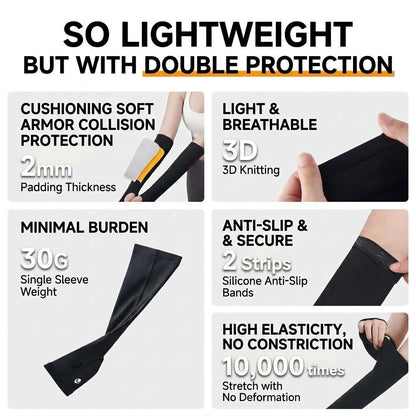 Volleyball Arm Sleeves ONE PAIR Anti-Slip High-Elastic Forearm Protectors Protect Arms