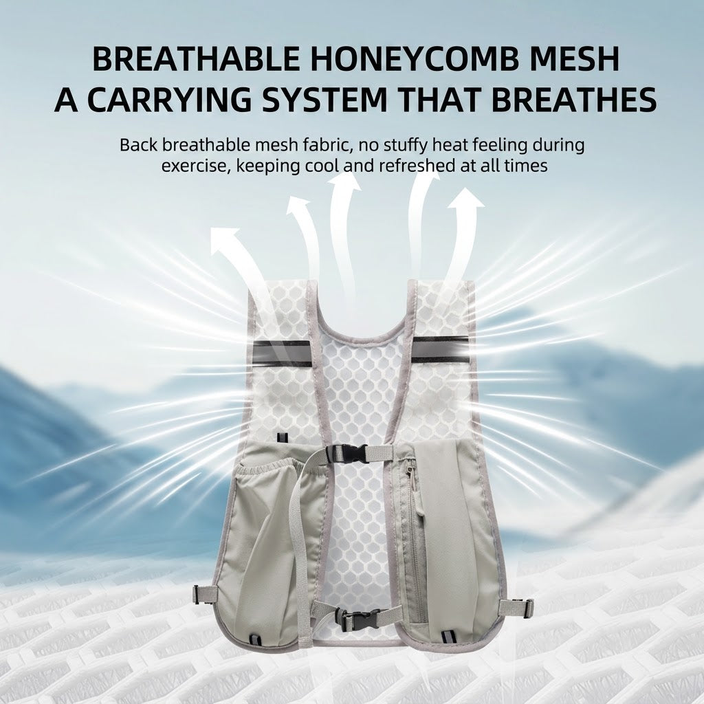 125g Ultra-Light Hydration Vest - Breathable Running Backpack for Trail, Cycling & Hiking