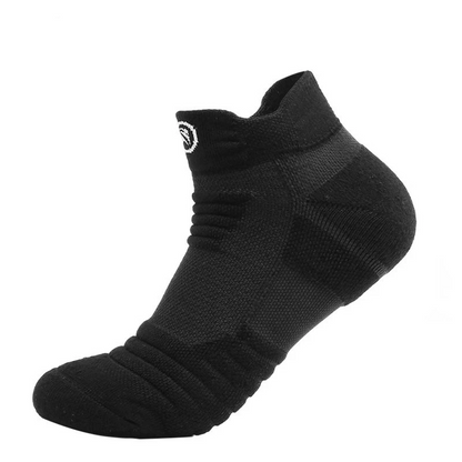 5 Pairs Elite Performance Sport Socks – Breathable Cushioned Athletic Socks for Running, Gym & Team Sports