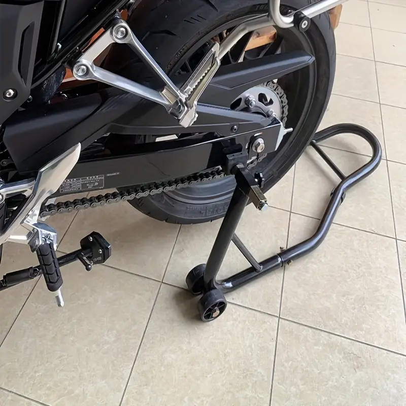 Heavy-Duty Motorcycle Paddock Stand – The "No-Wobble" Wheel Lift