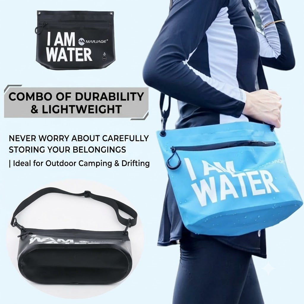 IPX7 Waterproof Sling Bag – Airtight Crossbody Dry Pouch & Waist Bag