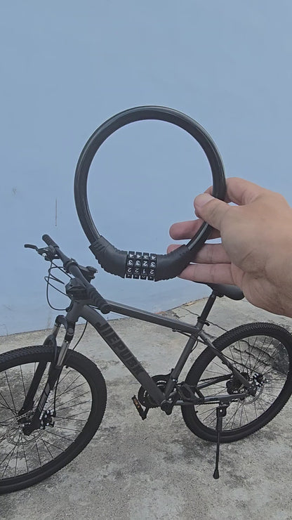 4-Digit Combination Bike Lock – High Security Manganese Steel Cable