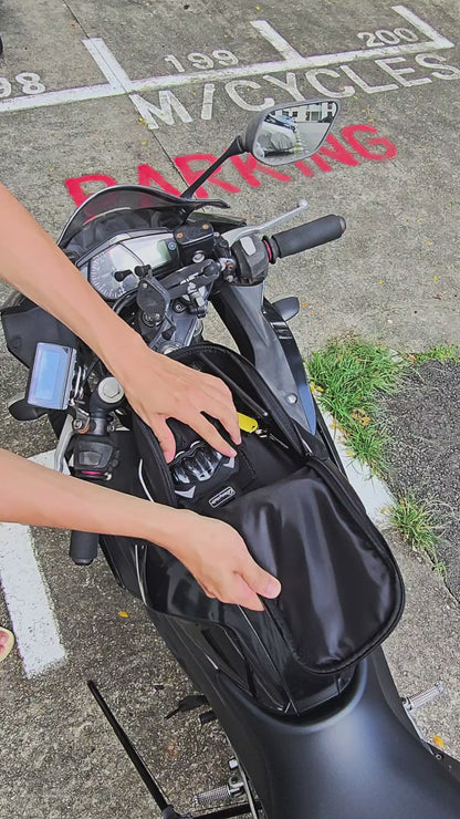 Magnetic Motorcycle Tank Bag – Heavy Duty Oxford with Phone Pocket