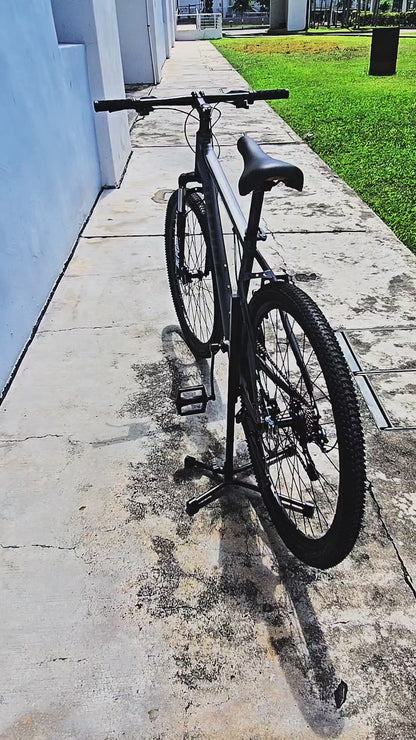 Tree-Shape Bicycle Maintenance Stand | Dual-Hook Vertical Storage & Repair Rack