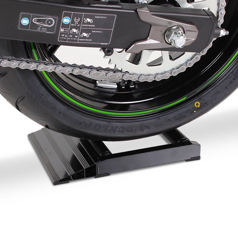 Professional Motorcycle Wheel Jockey – 226kg Capacity Wheel Spinner for Chain & Tyre Maintenance