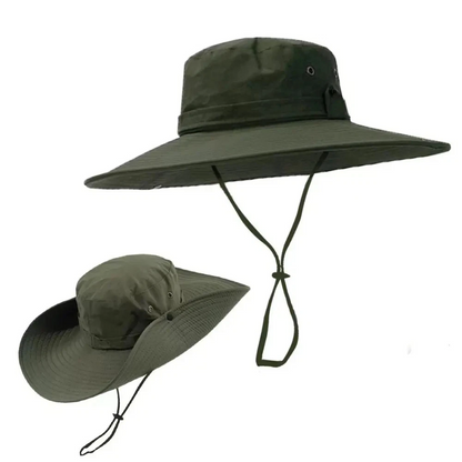 12cm Wide Brim Bucket Hat Sunscreen Holidays Hiking Outdoor Sports Cycling Fishing