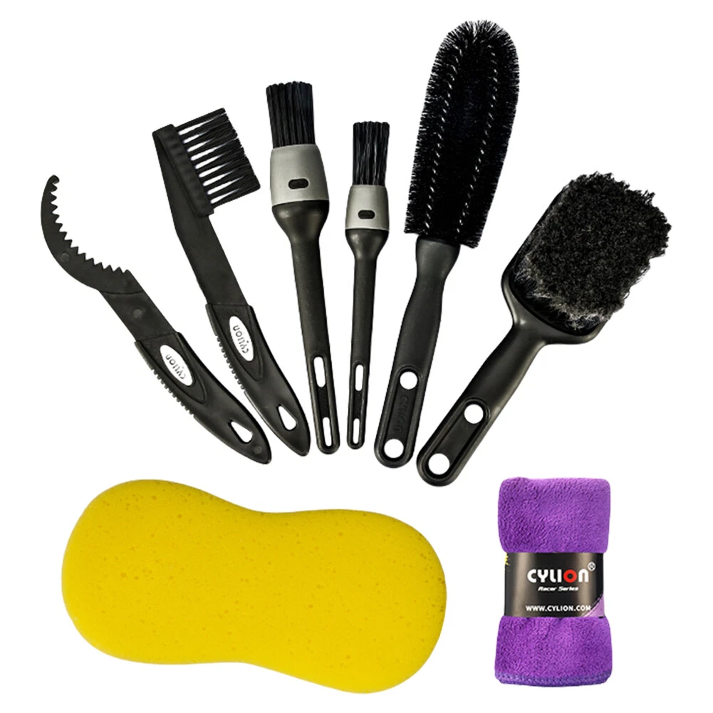 CYLION | 8-Piece Professional Bicycle Cleaning Kit – Comprehensive Frame & Drivetrain Detailing Set
