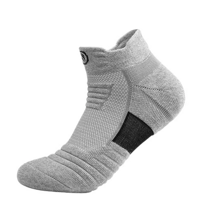 5 Pairs Elite Performance Sport Socks – Breathable Cushioned Athletic Socks for Running, Gym & Team Sports