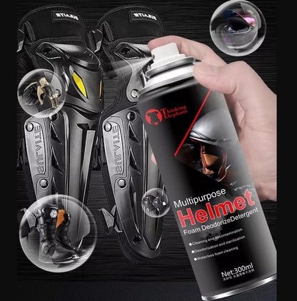 Thinking Elephant 300ml Helmet Cleaner & Disinfecting Foam – Waterless Gear Spray for Helmets, Gloves, Suits & Shoes