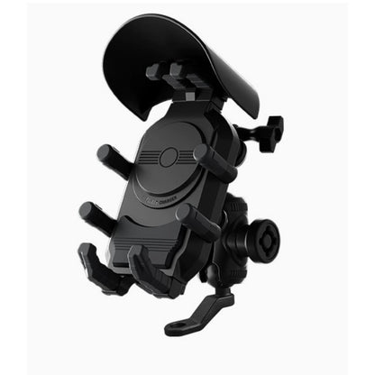 Octopus Grip Anti-Theft Motorcycle Phone Mount – 4-Point Shock Absorbing & Anti-Glare Navigation Holder