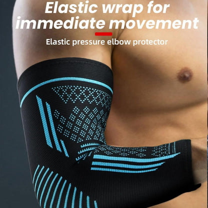 3D Knitted Elbow Compression Sleeve – Breathable Athletic Arm Support for Sports & Weightlifting