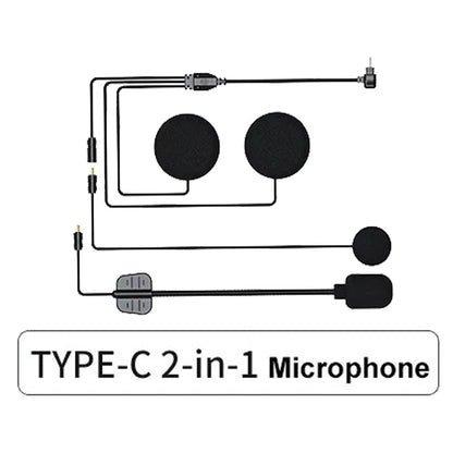 Y5X Helmet Bluetooth Headset – 4-User Group Intercom, Music Sharing & IPX6 Waterproofing