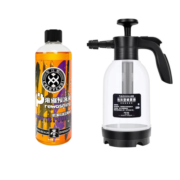 CHERRYCOOL Concentrated Pre-Wash Snow Foam (500ml) – Professional Anti-Scratch Car Wash | High-Cling Foam & Paint Protection