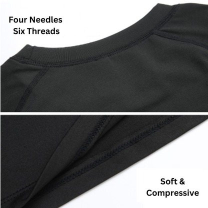 Men's Compression Short Sleeve Top – Lightweight Quick-Dry Base Layer for Fitness & Athletic Training